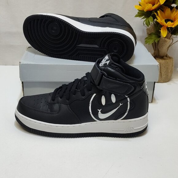 Nike Air Force 1 Mid Have A Nike Day Shoes Leather Uppers Padded Collar Mens 8.5 - Picture 10 of 12